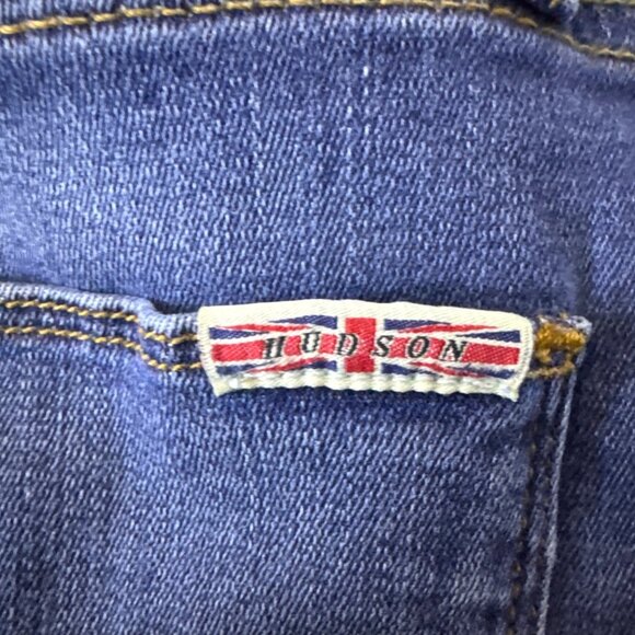 Hudson Blair Super Skinny Jeans Womens Size 29 Dark Wash Stretch Denim Made In M - Picture 4 of 6